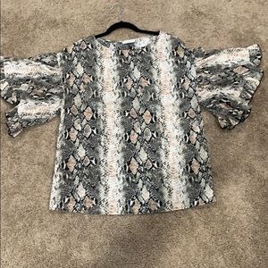 Snakeskin Blouse